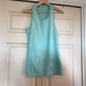 Gymshark Vital Seamless Vest Turquoise